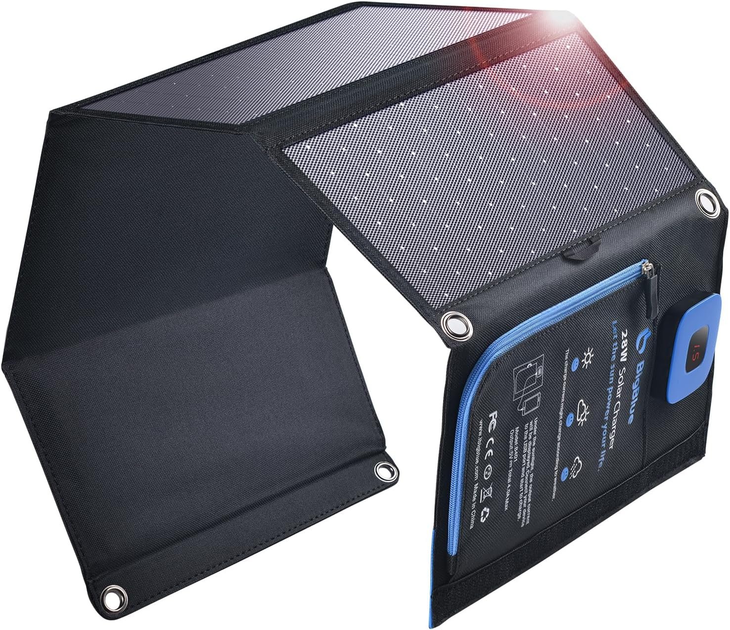 Cargador Solar Portátil BigBlue 28W